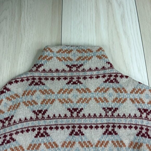 Sherpa Womens Gray Long Sleeve Adventure Gear Aztect Print Sweater Size X-Small - Picture 5 of 11